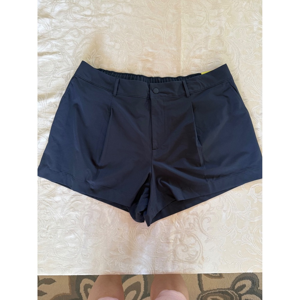All in Motion Womens High Rise‎ Golf Shorts Navy Blue XXL 4 Inch Inseam NWT